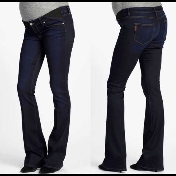 PAIGE Denim - Paige Maternity Skyline Bootcut Size 28 Dark Wash